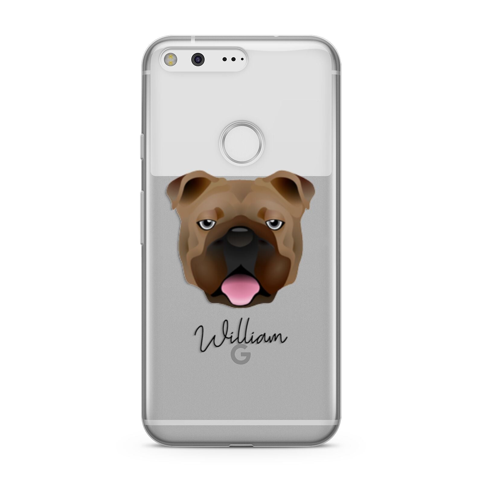 English Bulldog Personalised Google Pixel Case