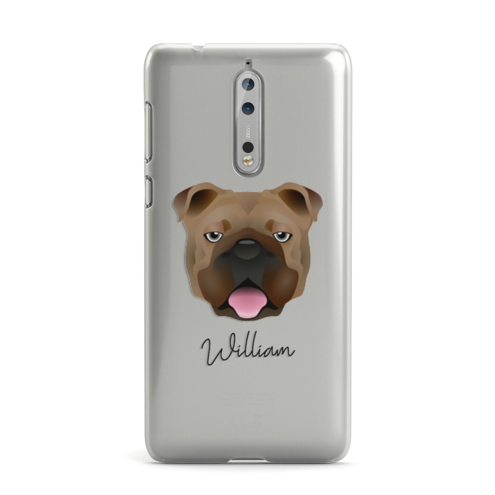 English Bulldog Personalised Nokia Case