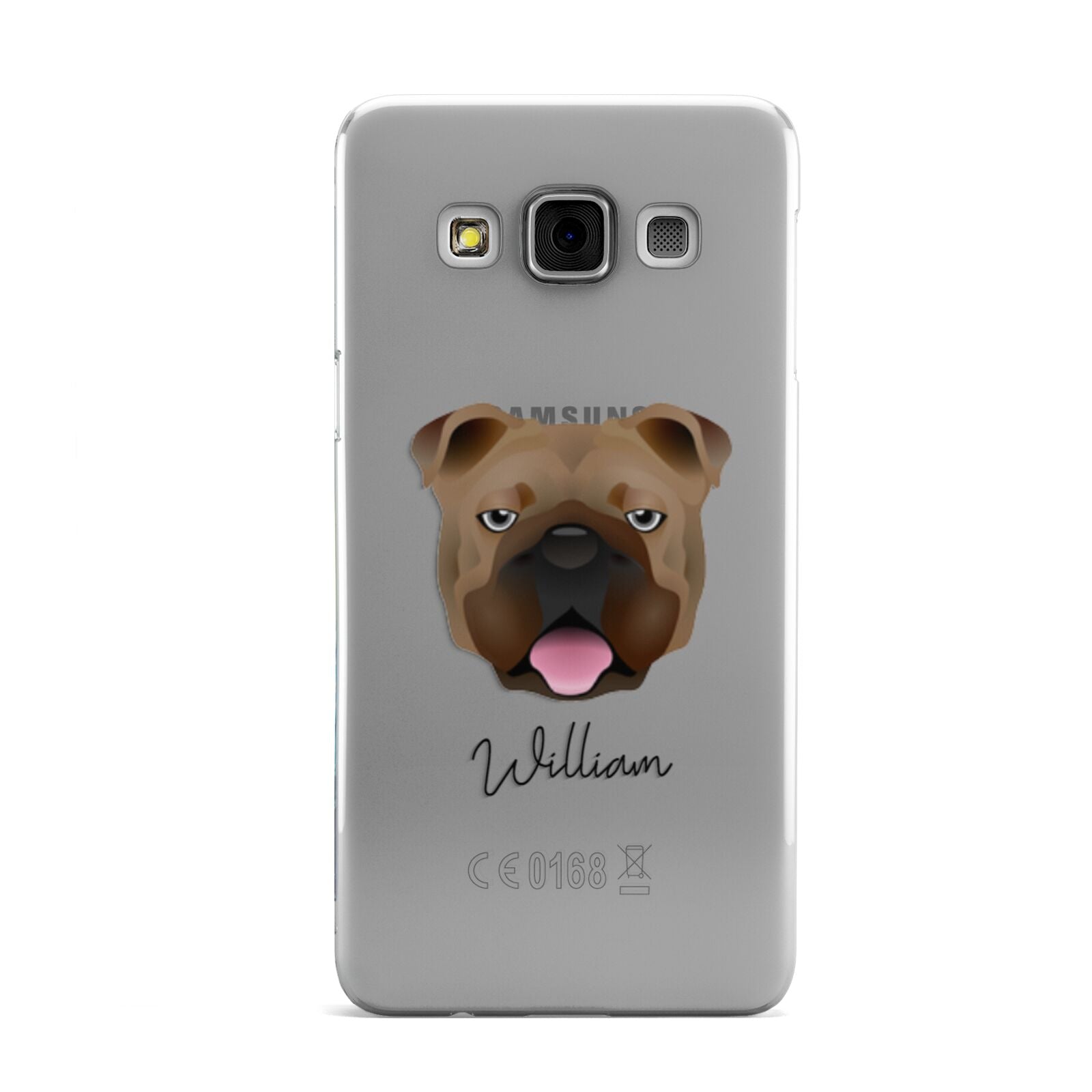 English Bulldog Personalised Samsung Galaxy A3 Case