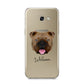 English Bulldog Personalised Samsung Galaxy A5 2017 Case on gold phone