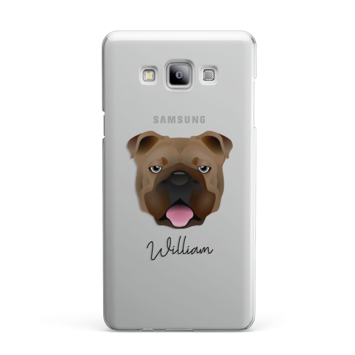 English Bulldog Personalised Samsung Galaxy A7 2015 Case