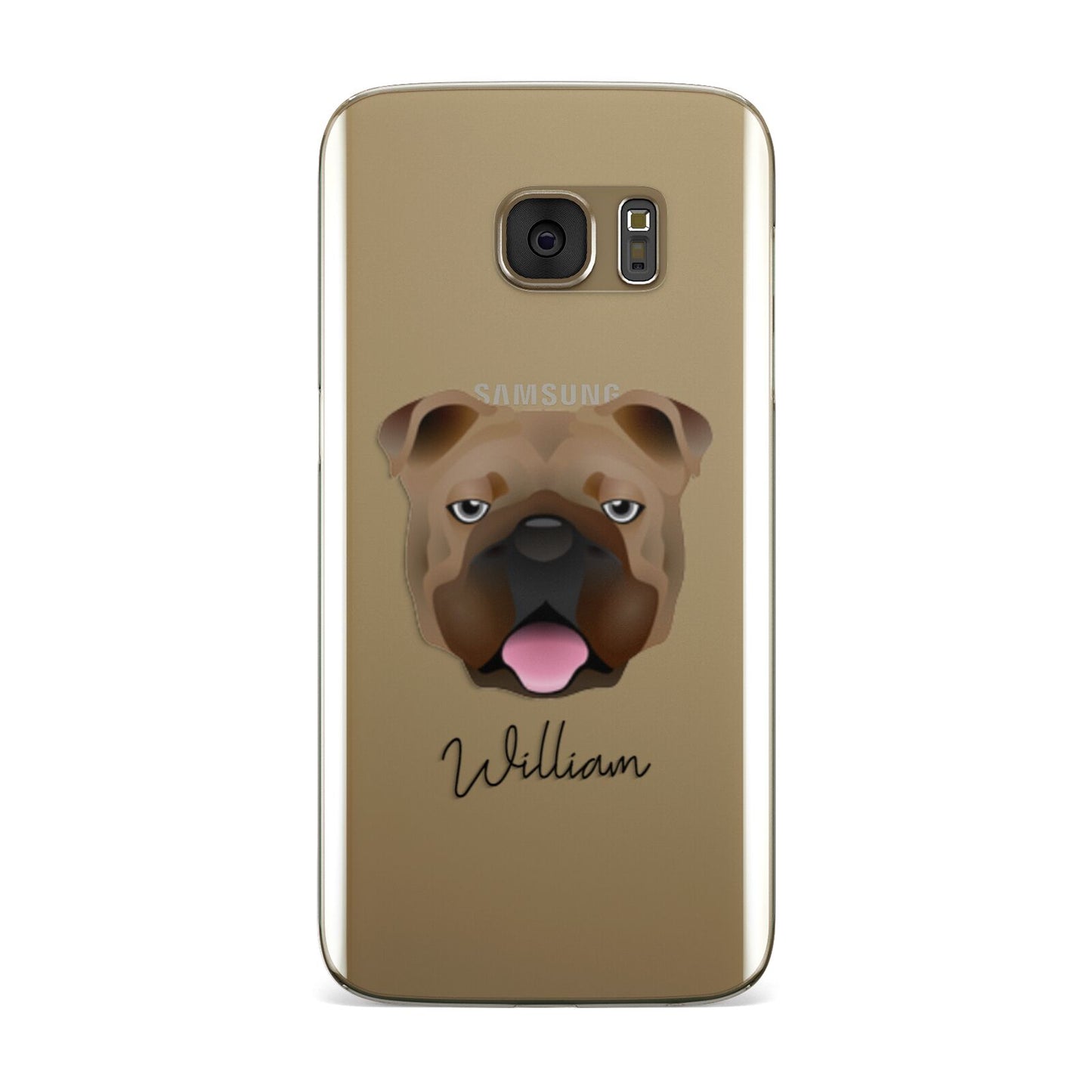 English Bulldog Personalised Samsung Galaxy Case