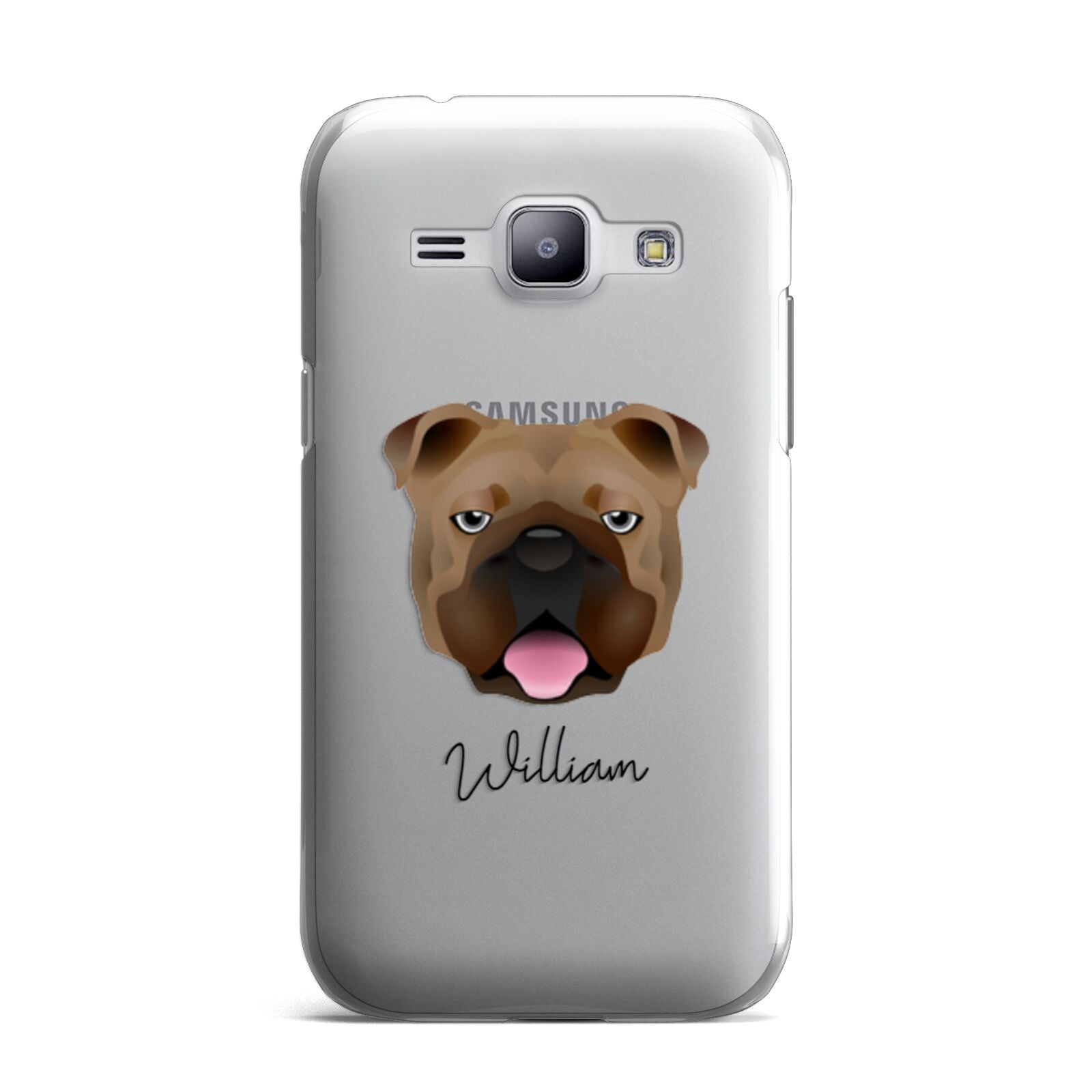 English Bulldog Personalised Samsung Galaxy J1 2015 Case