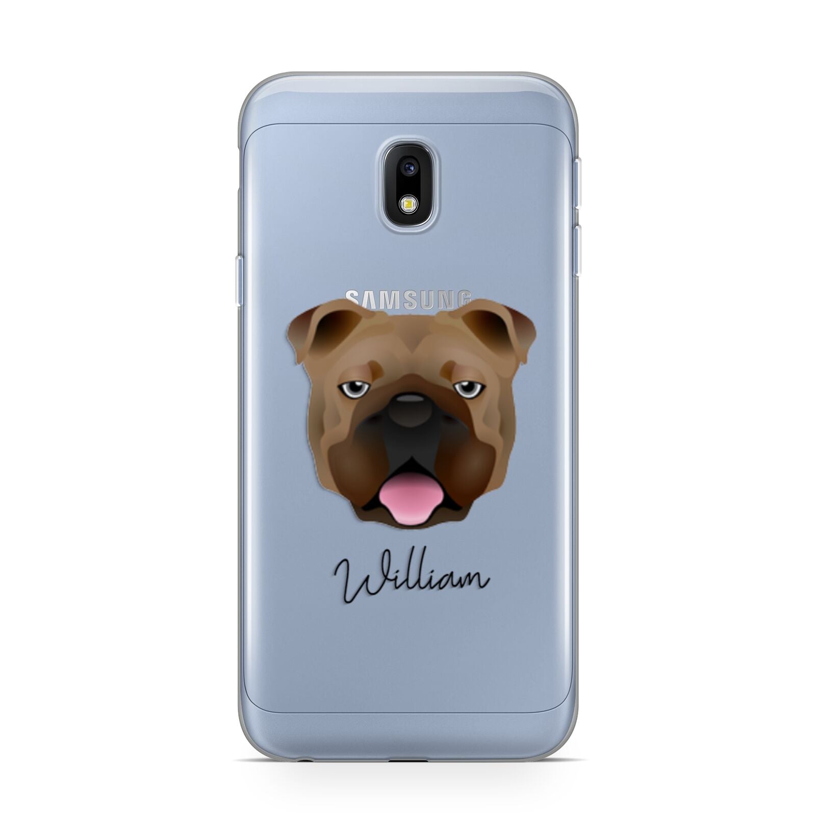 English Bulldog Personalised Samsung Galaxy J3 2017 Case