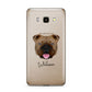English Bulldog Personalised Samsung Galaxy J7 2016 Case on gold phone