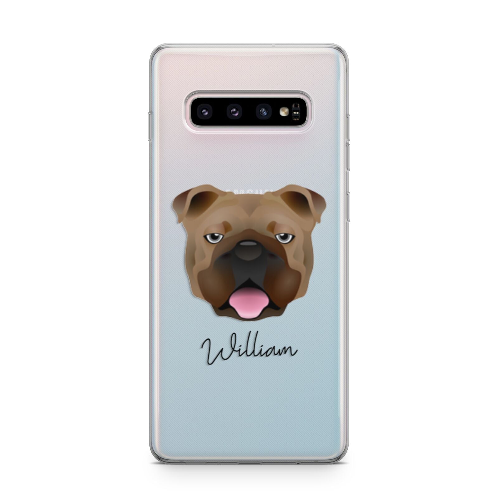 English Bulldog Personalised Samsung Galaxy S10 Plus Case
