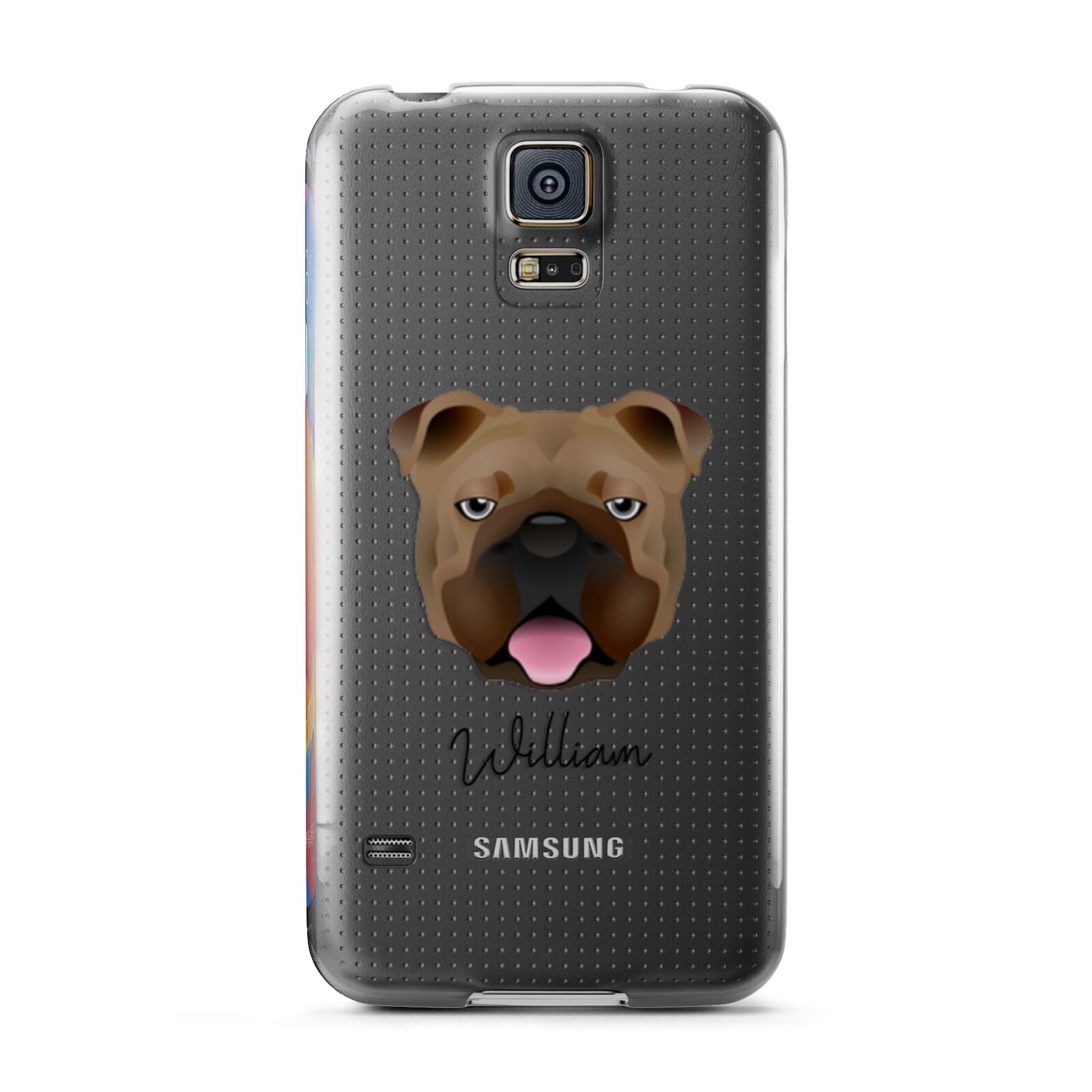English Bulldog Personalised Samsung Galaxy S5 Case