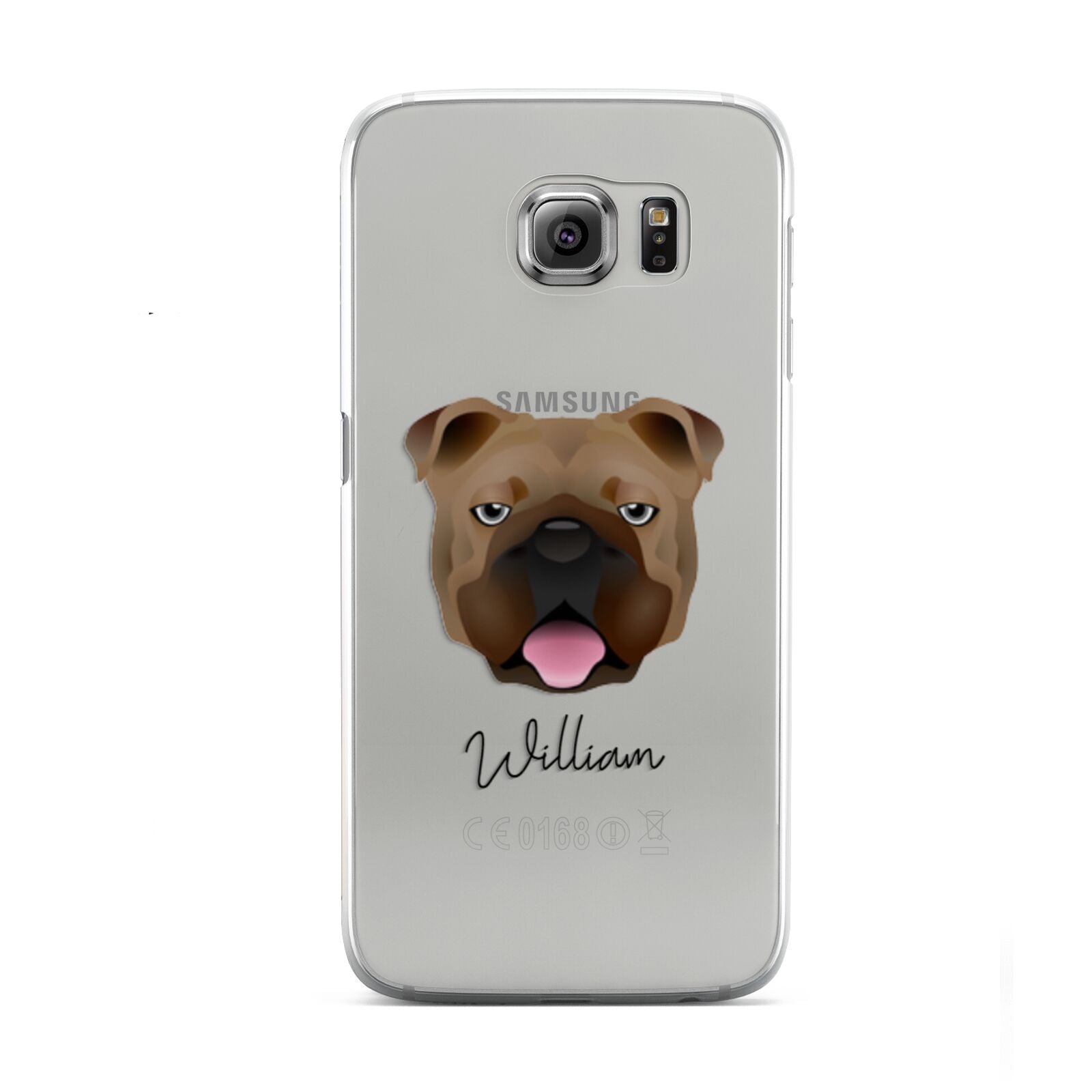 English Bulldog Personalised Samsung Galaxy S6 Case