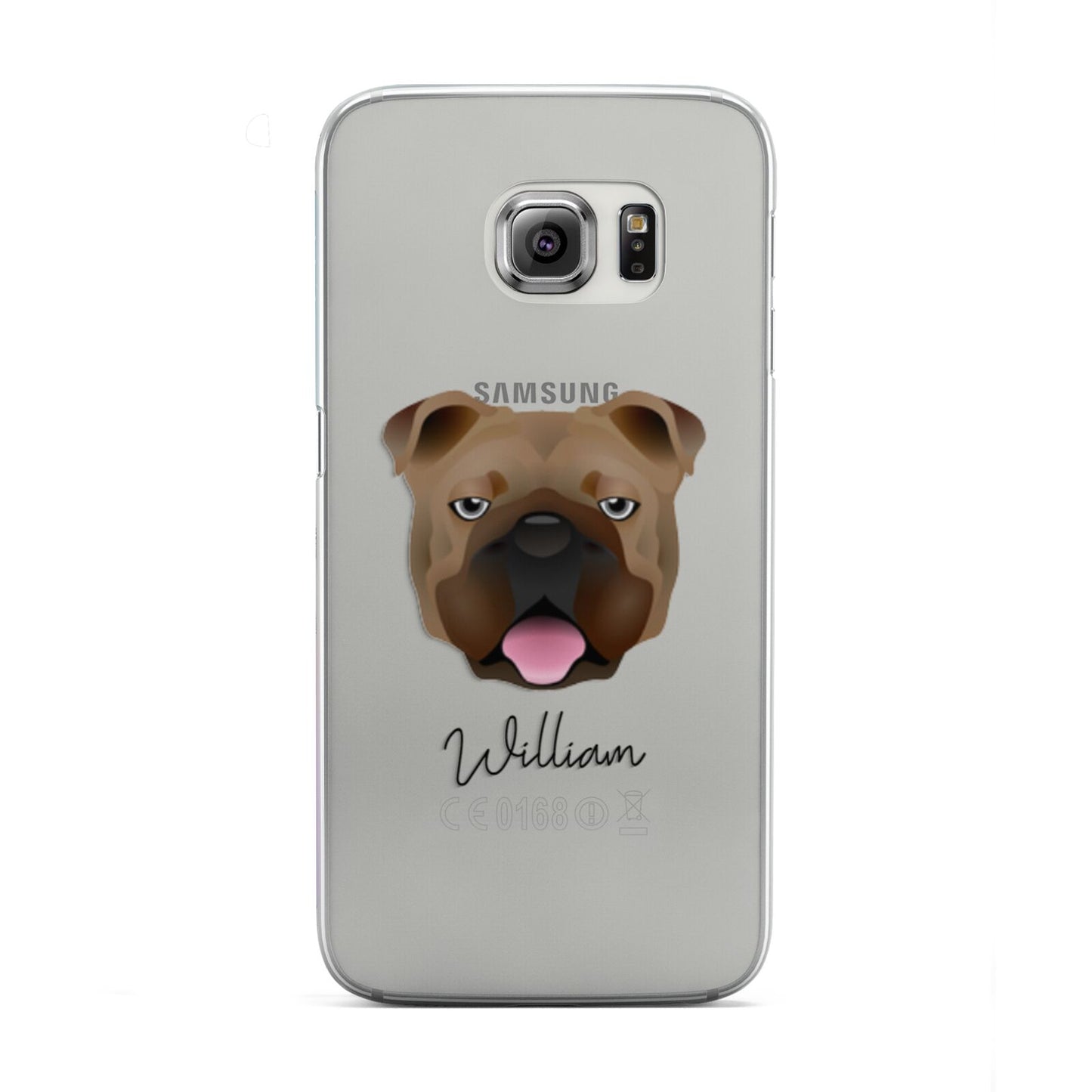 English Bulldog Personalised Samsung Galaxy S6 Edge Case