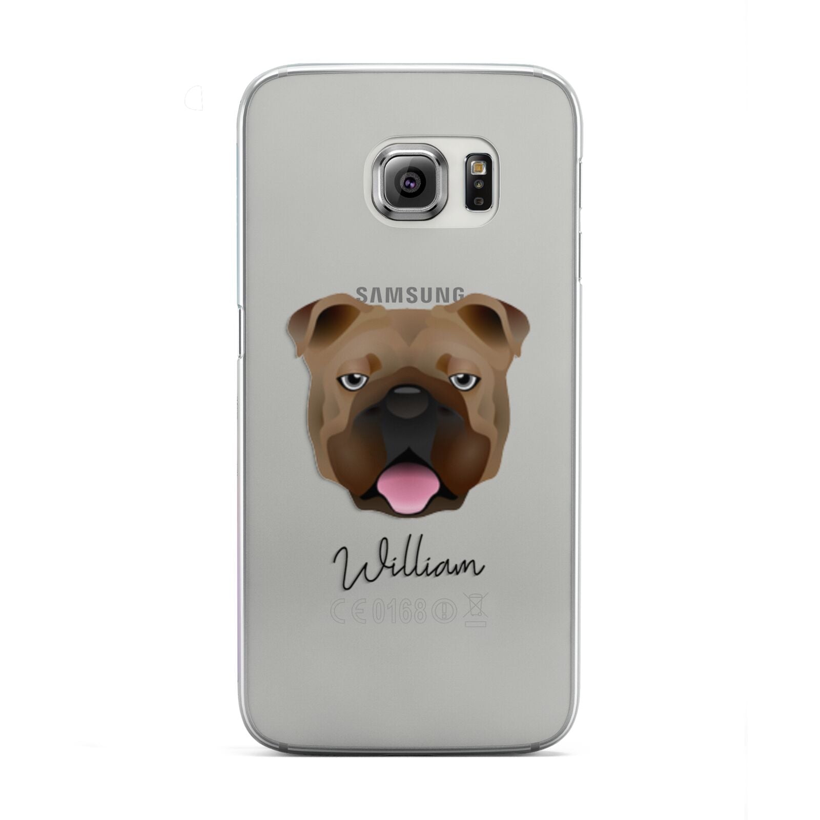 English Bulldog Personalised Samsung Galaxy S6 Edge Case