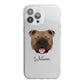 English Bulldog Personalised iPhone 13 Pro Max TPU Impact Case with White Edges