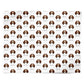 English Coonhound Icon with Name Personalised Wrapping Paper Alternative