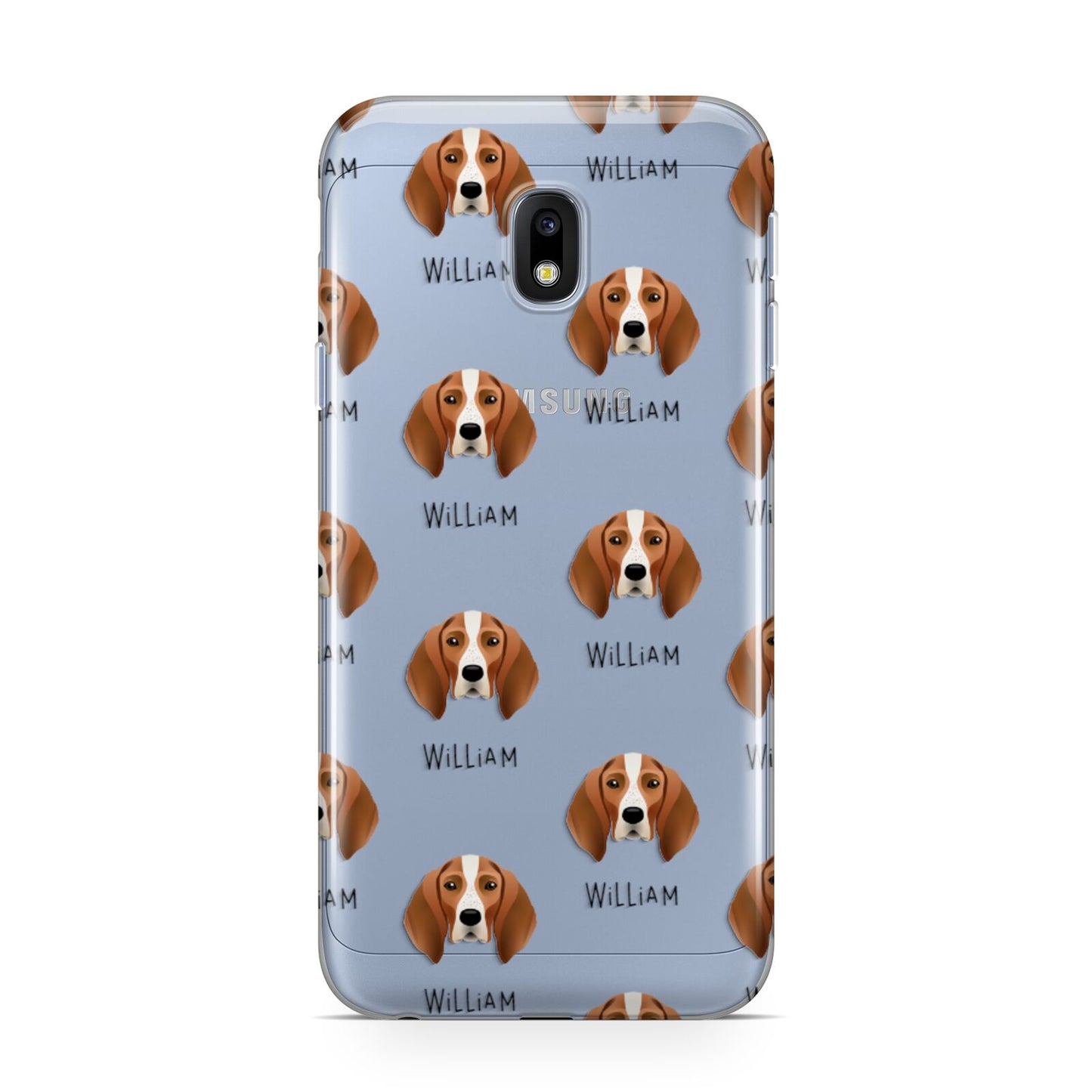 English Coonhound Icon with Name Samsung Galaxy J3 2017 Case
