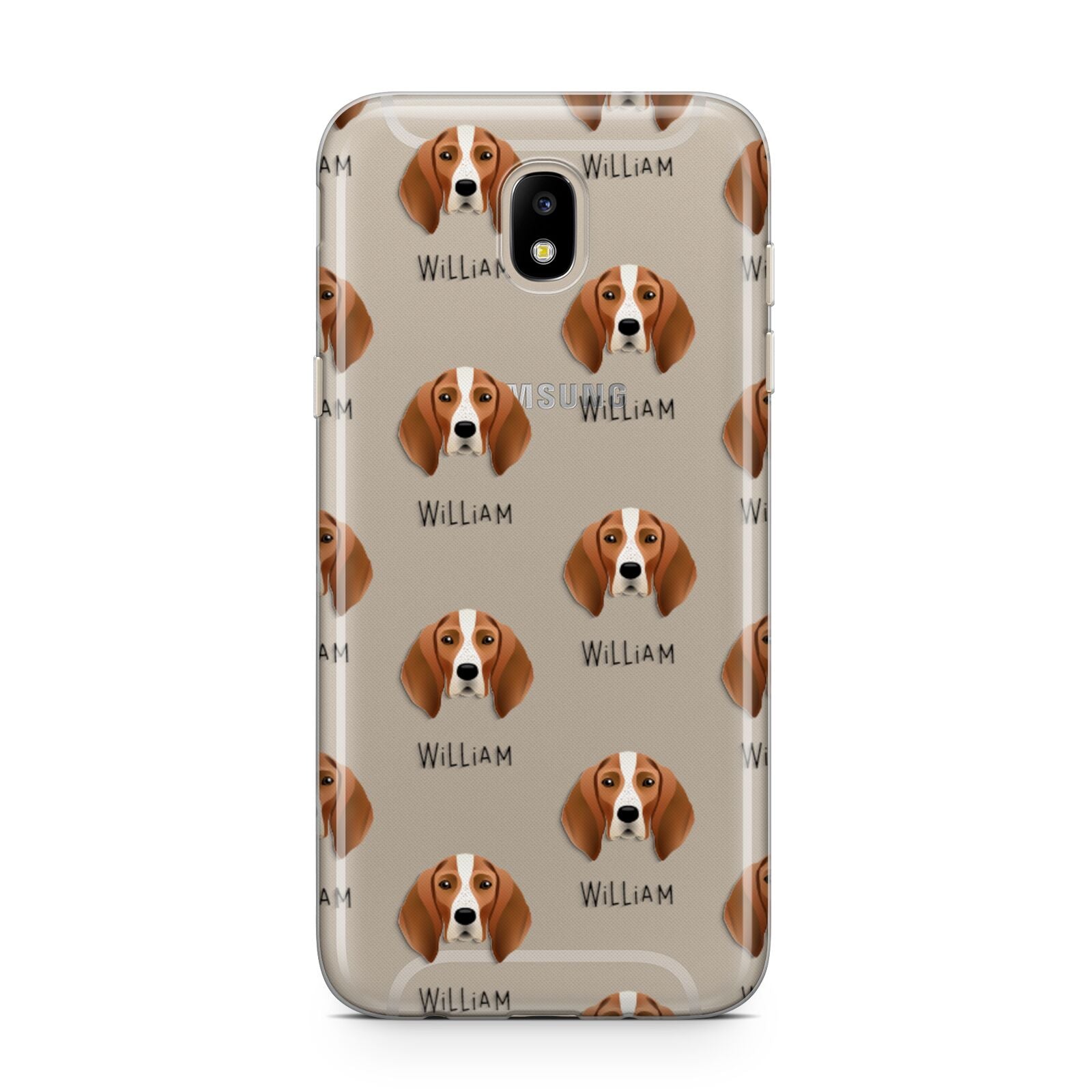 English Coonhound Icon with Name Samsung J5 2017 Case