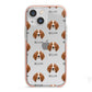 English Coonhound Icon with Name iPhone 13 Mini TPU Impact Case with Pink Edges