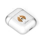 English Coonhound Personalised AirPods Case Laid Flat
