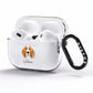 English Coonhound Personalised AirPods Pro Clear Case Side Image