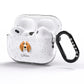 English Coonhound Personalised AirPods Pro Glitter Case Side Image
