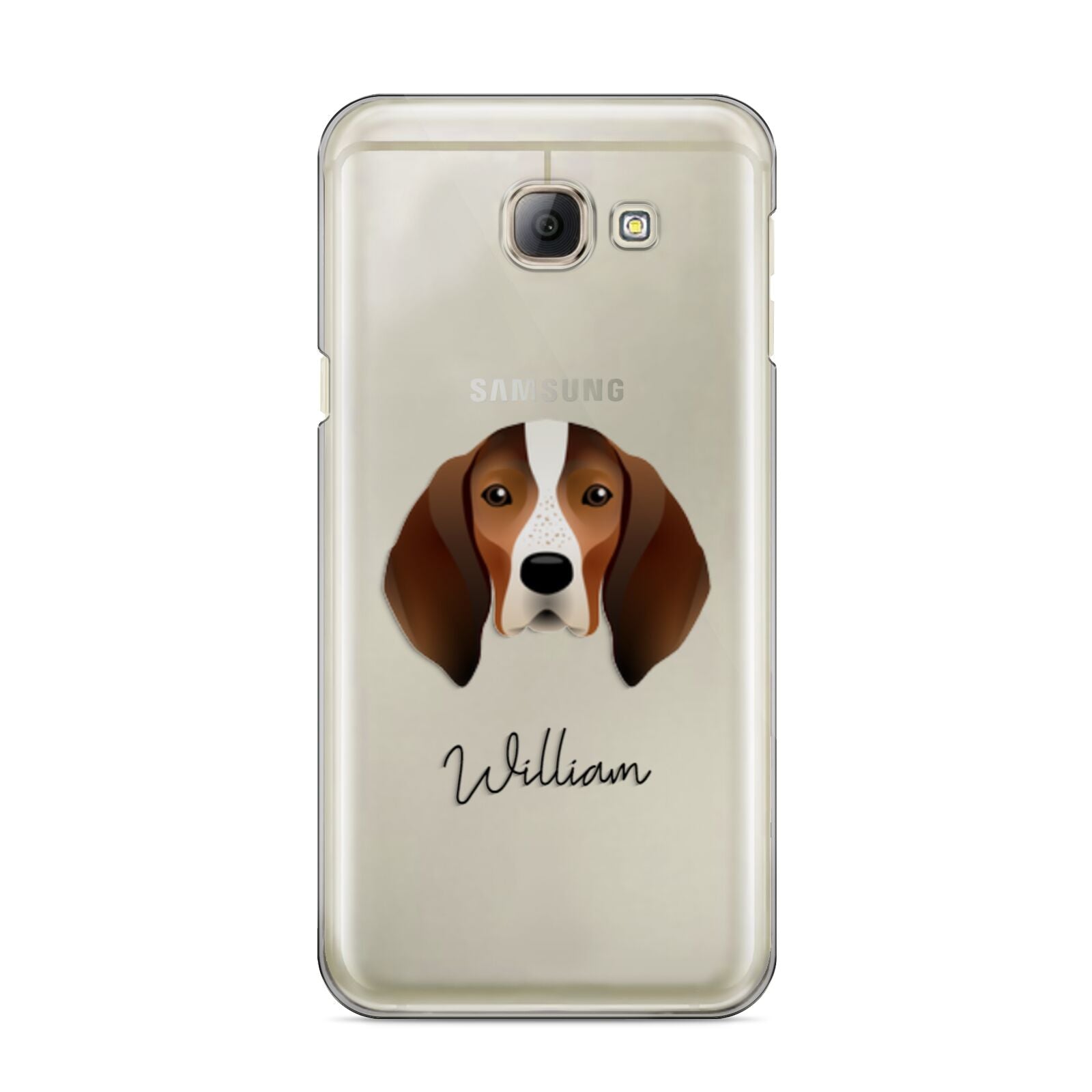 English Coonhound Personalised Samsung Galaxy A8 2016 Case