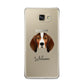 English Coonhound Personalised Samsung Galaxy A9 2016 Case on gold phone
