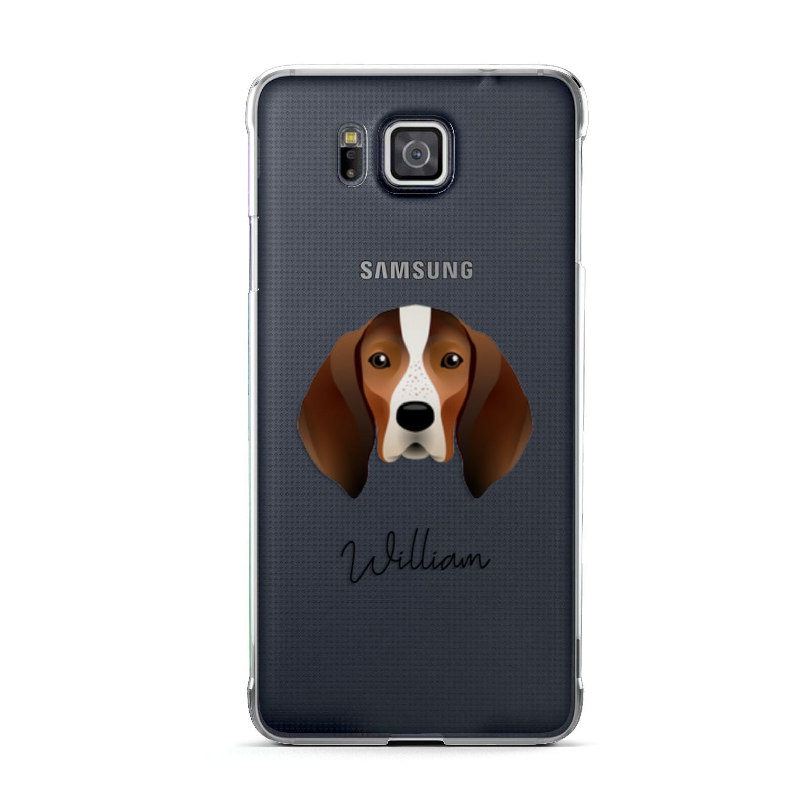 English Coonhound Personalised Samsung Galaxy Alpha Case