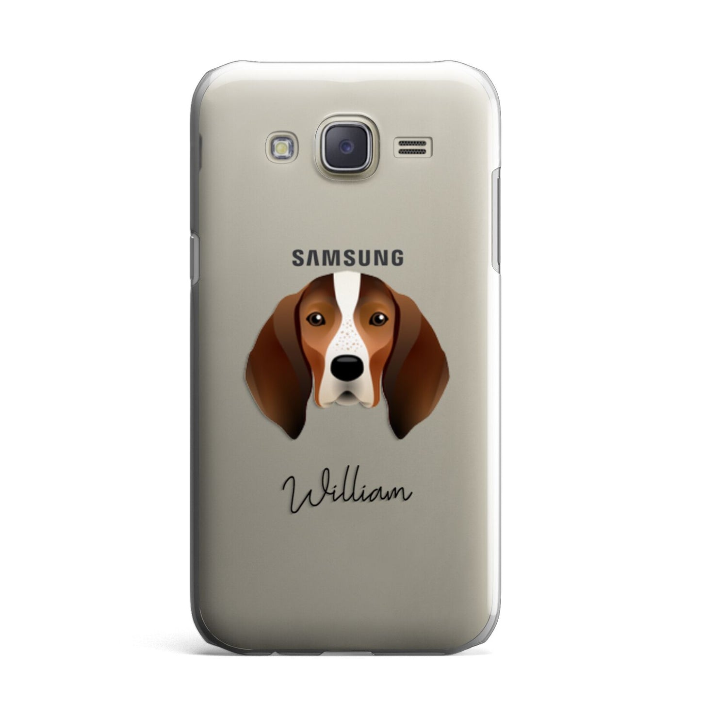 English Coonhound Personalised Samsung Galaxy J7 Case