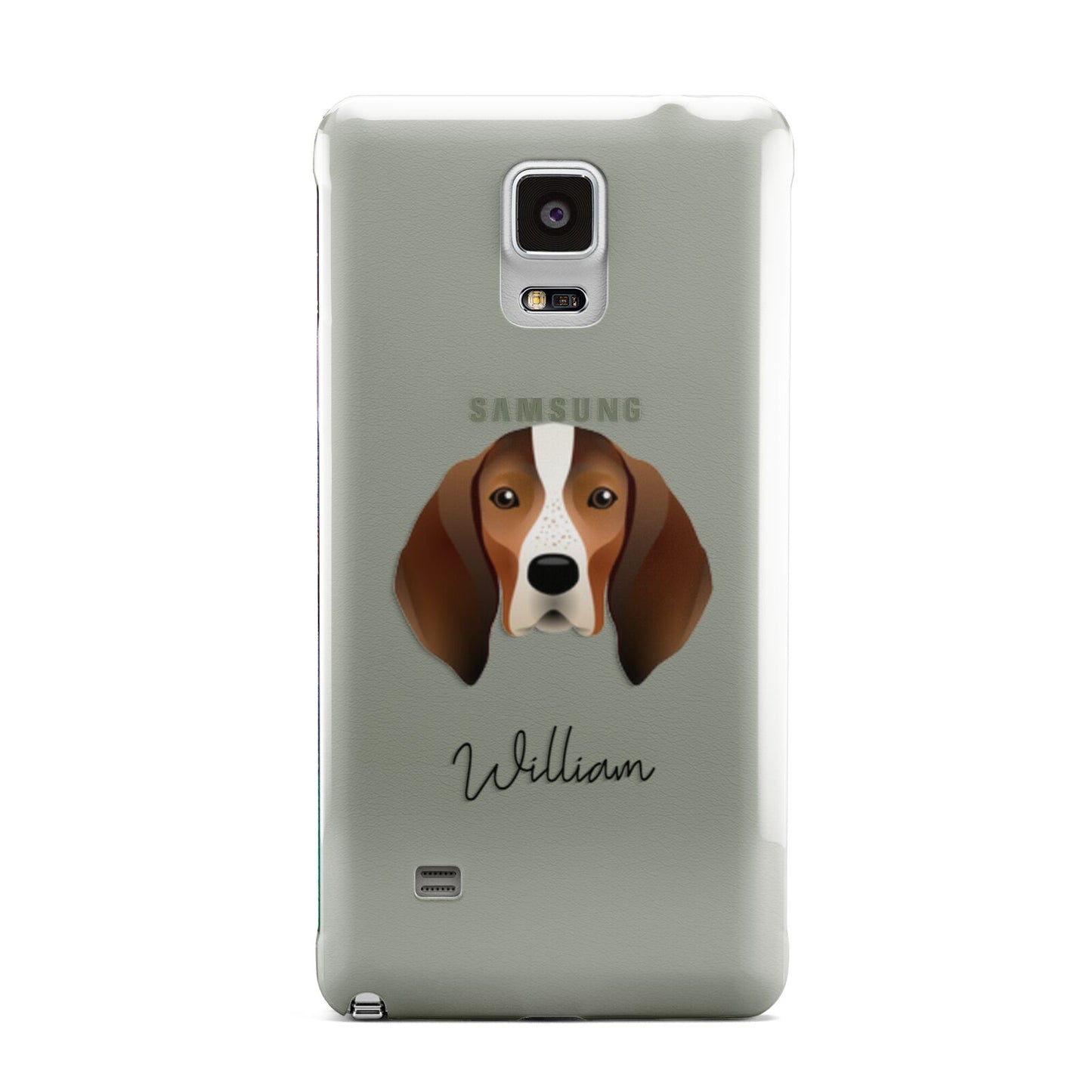 English Coonhound Personalised Samsung Galaxy Note 4 Case
