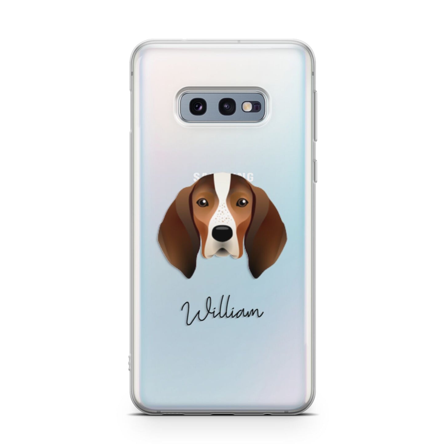 English Coonhound Personalised Samsung Galaxy S10E Case
