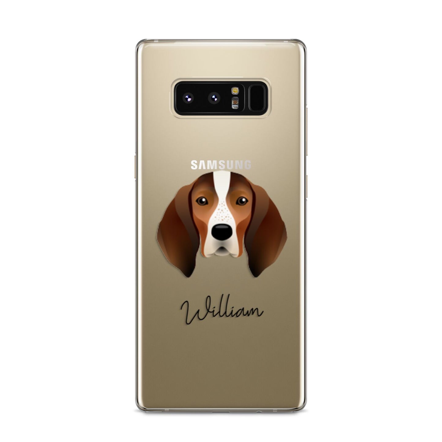 English Coonhound Personalised Samsung Galaxy S8 Case