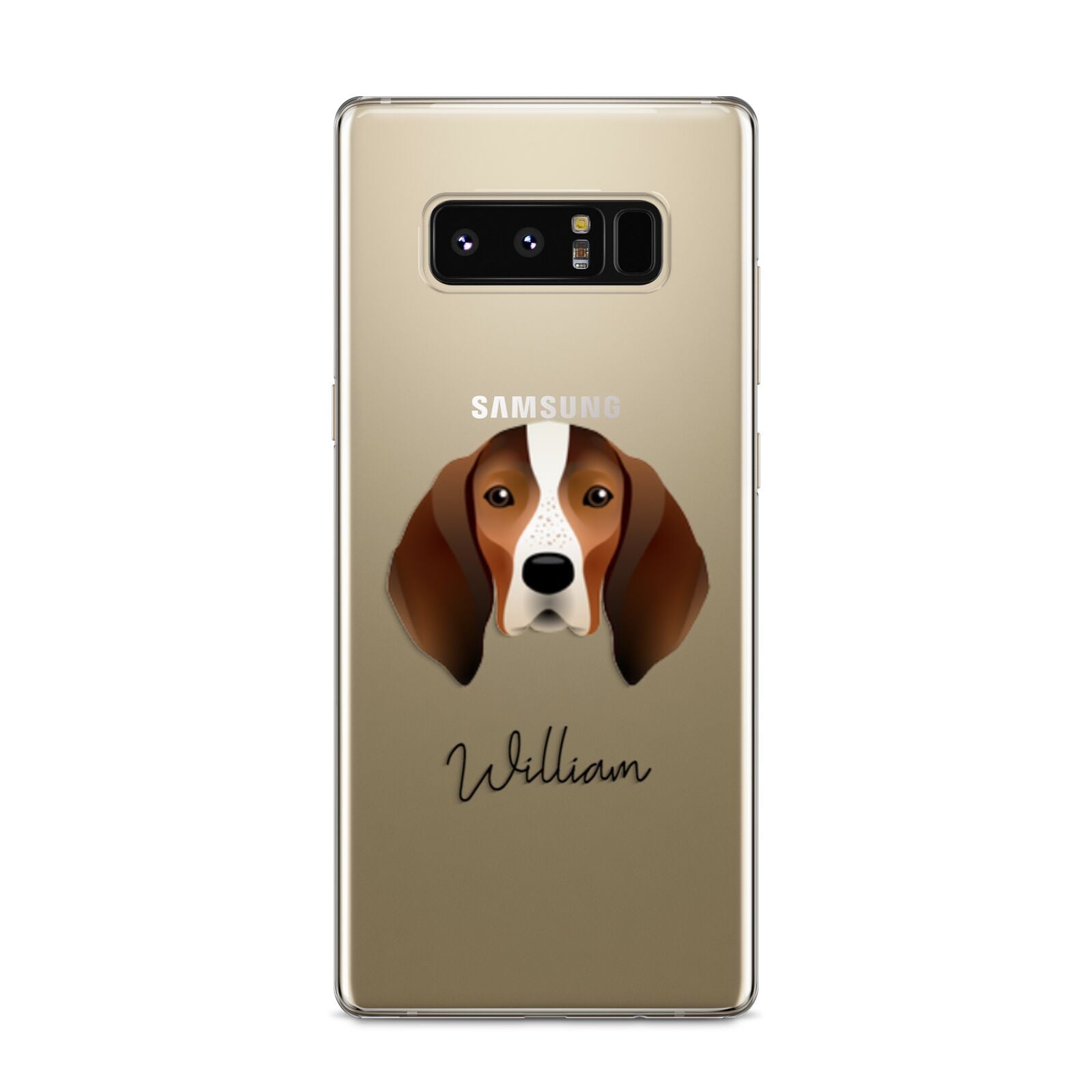 English Coonhound Personalised Samsung Galaxy S8 Case