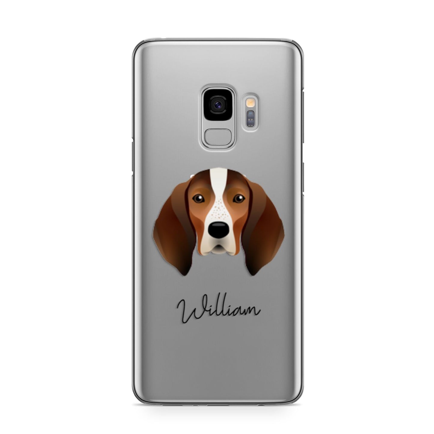 English Coonhound Personalised Samsung Galaxy S9 Case