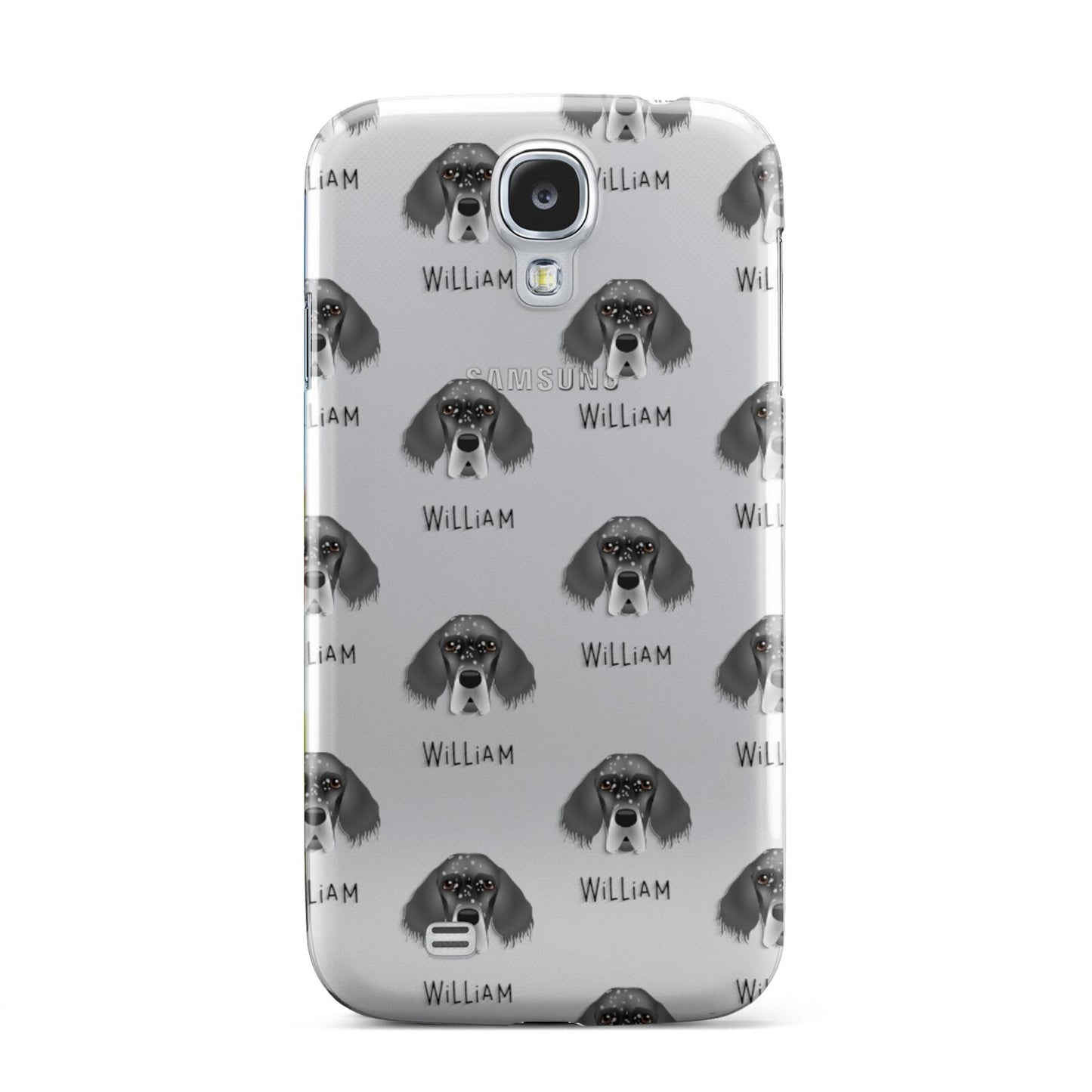 English Setter Icon with Name Samsung Galaxy S4 Case