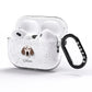 English Setter Personalised AirPods Pro Glitter Case Side Image