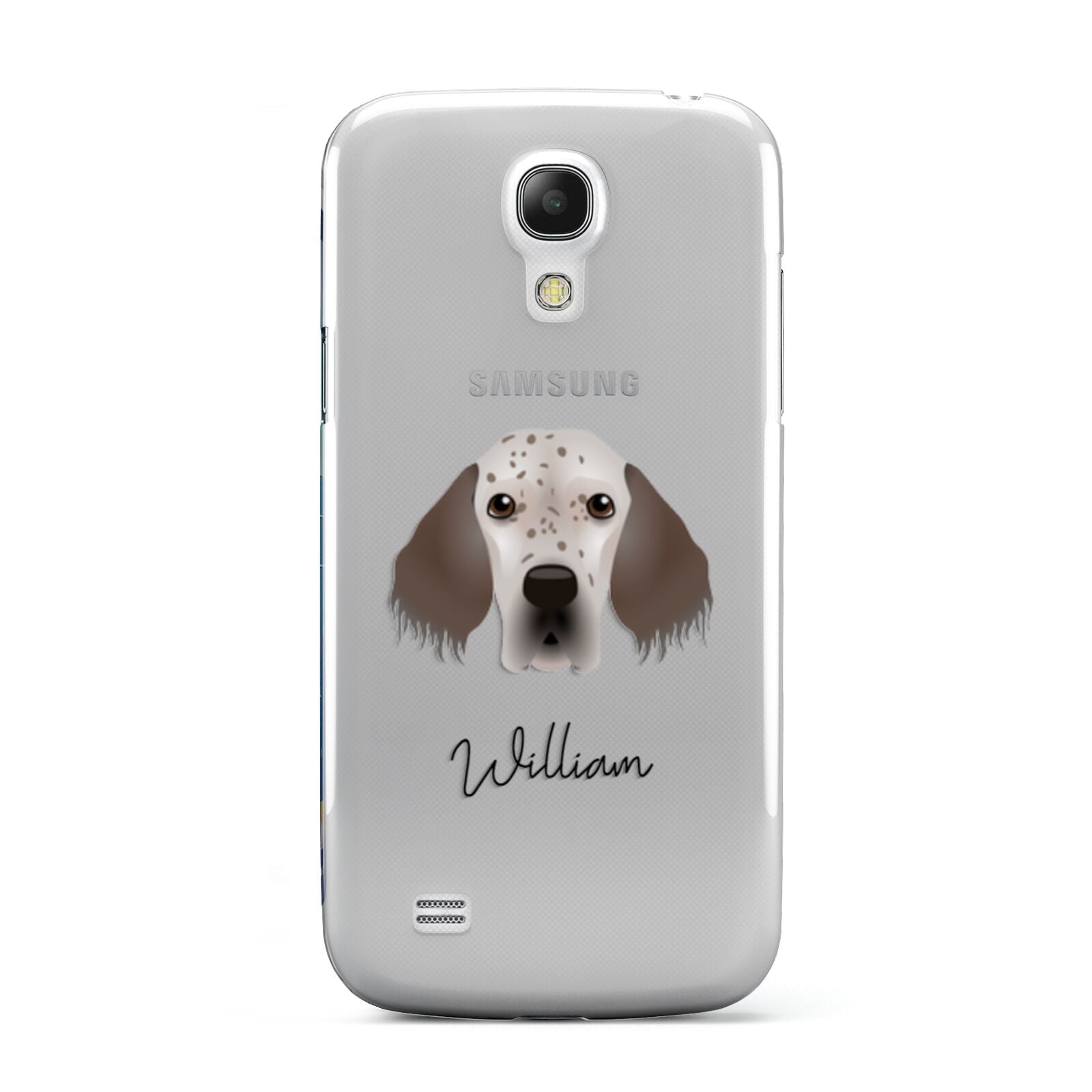 English Setter Personalised Samsung Galaxy S4 Mini Case