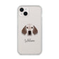 English Setter Personalised iPhone 14 Plus Clear Tough Case Starlight