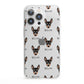 English Toy Terrier Icon with Name iPhone 13 Pro Clear Bumper Case