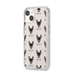 English Toy Terrier Icon with Name iPhone 14 Clear Tough Case Starlight Angled Image