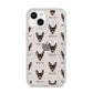English Toy Terrier Icon with Name iPhone 14 Glitter Tough Case Starlight