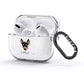English Toy Terrier Personalised AirPods Glitter Case 3rd Gen Side Image