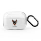 English Toy Terrier Personalised AirPods Pro Clear Case