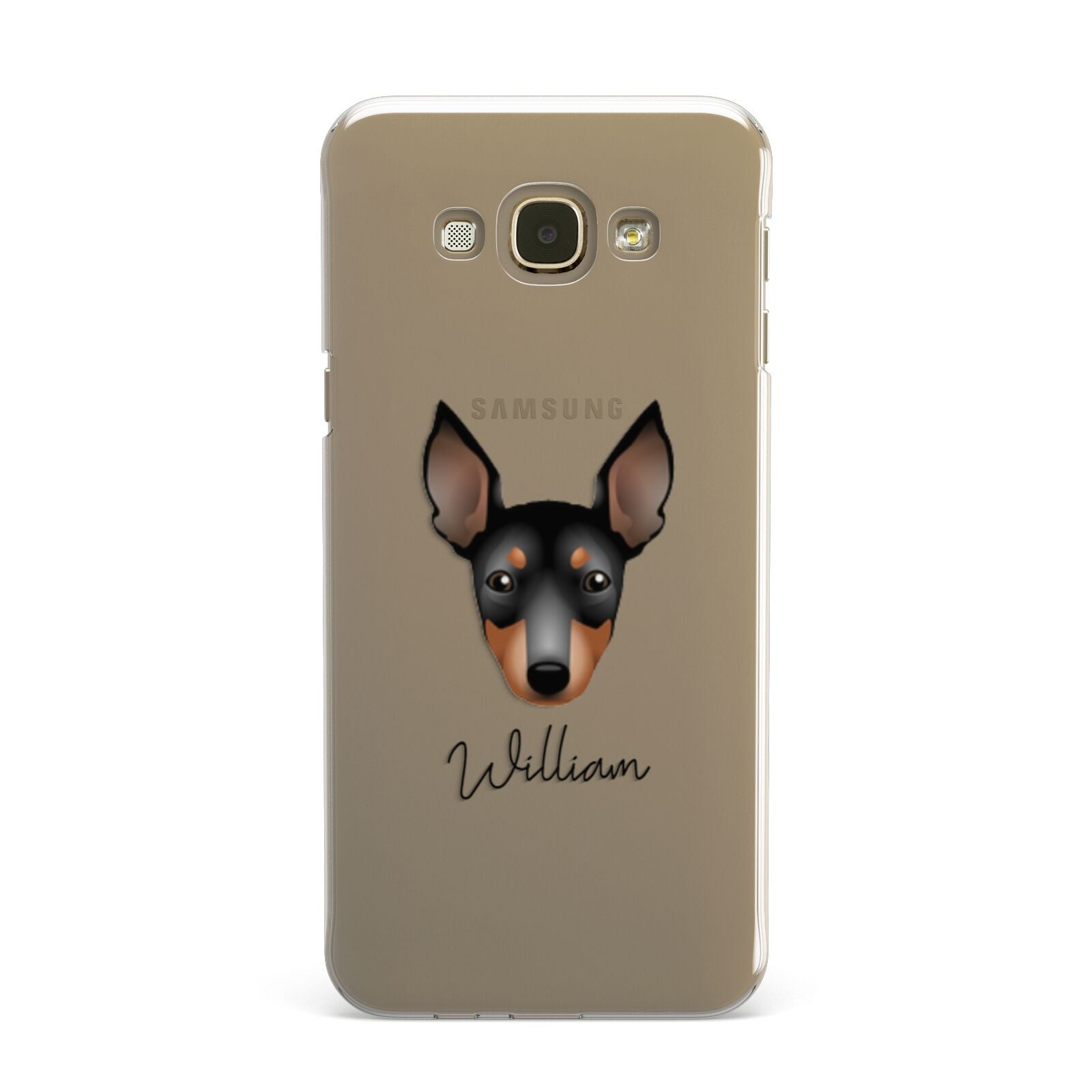 English Toy Terrier Personalised Samsung Galaxy A8 Case