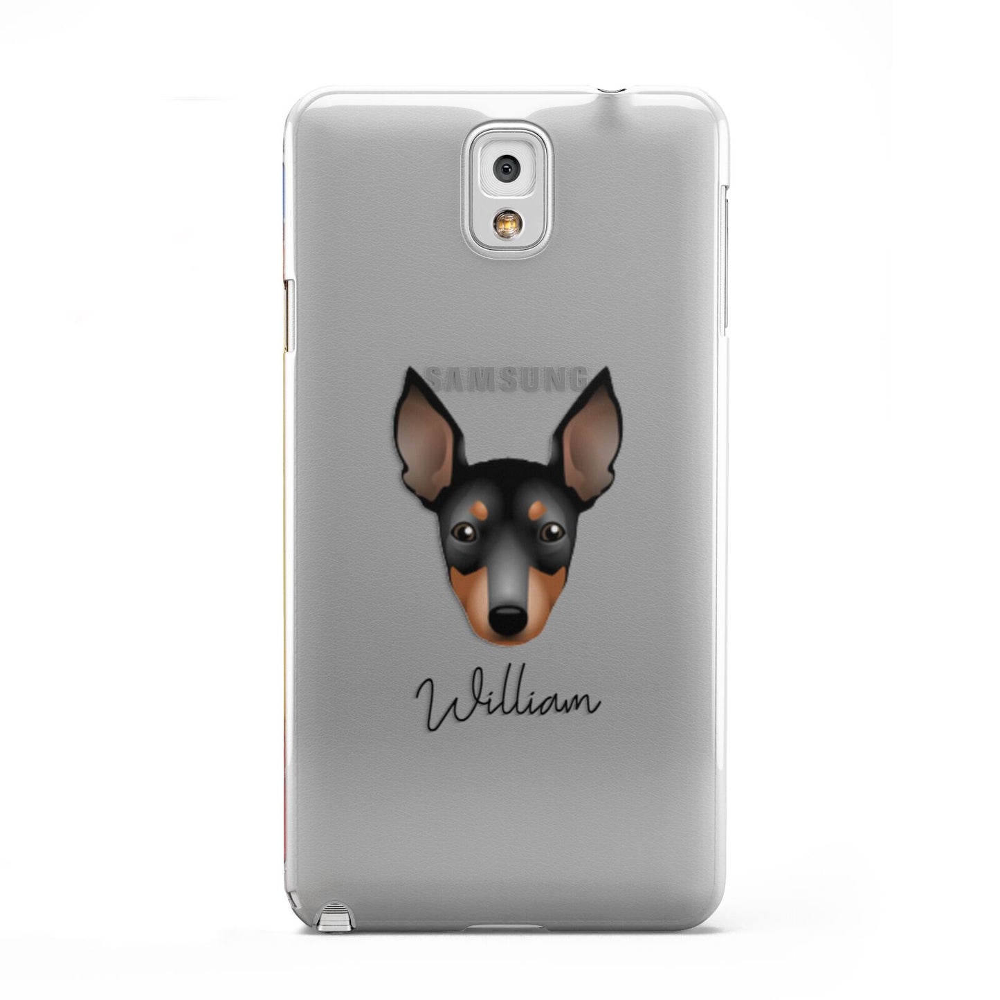 English Toy Terrier Personalised Samsung Galaxy Note 3 Case