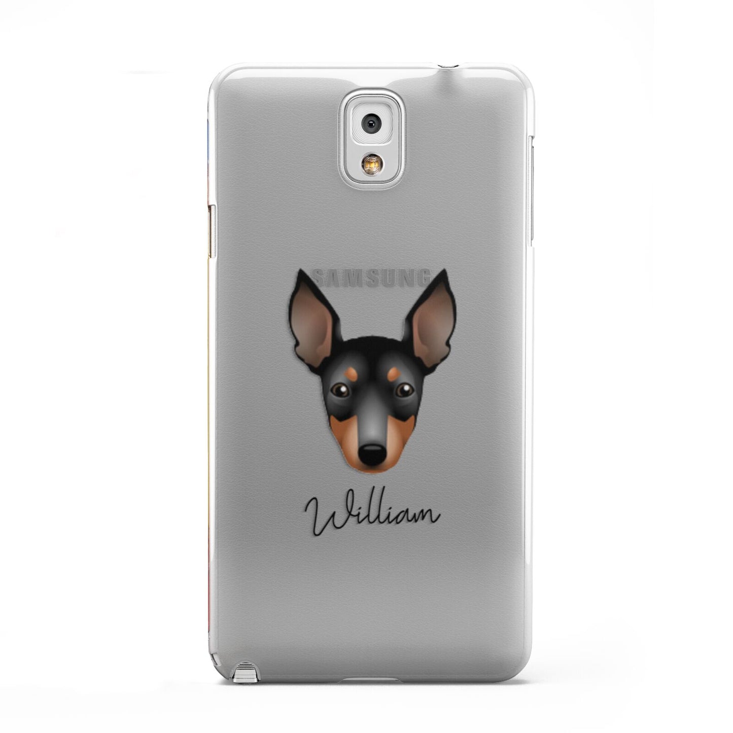 English Toy Terrier Personalised Samsung Galaxy Note 3 Case
