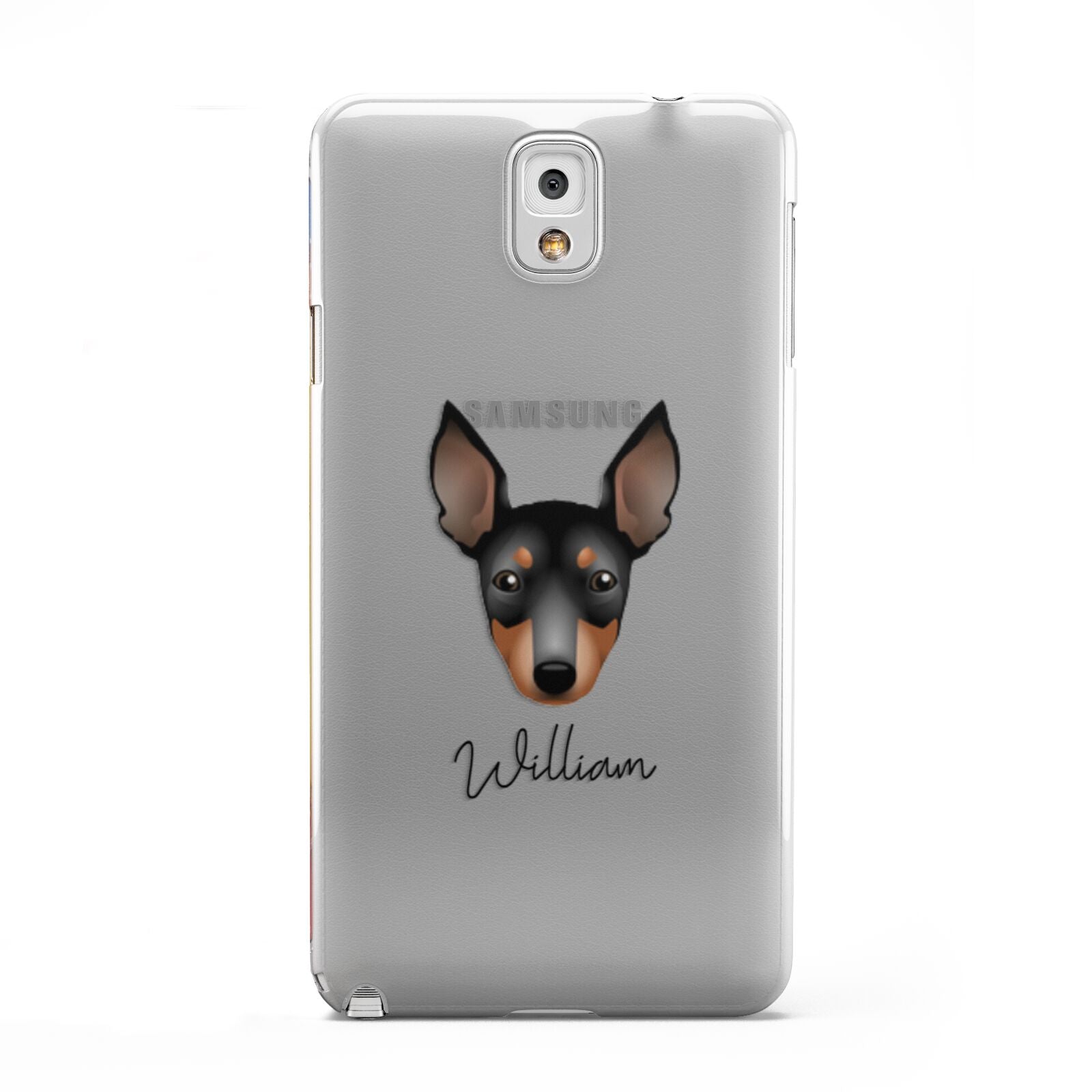 English Toy Terrier Personalised Samsung Galaxy Note 3 Case