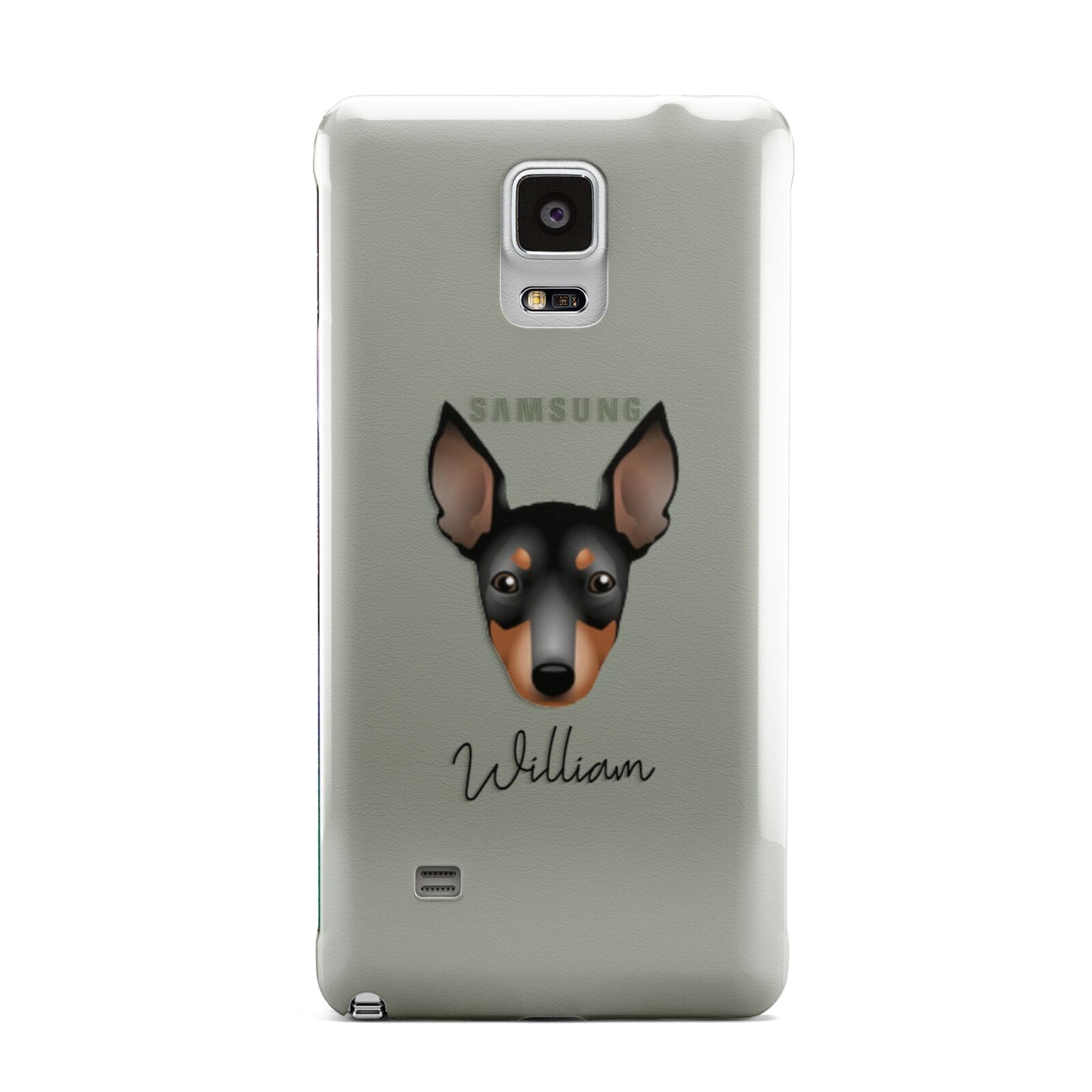 English Toy Terrier Personalised Samsung Galaxy Note 4 Case
