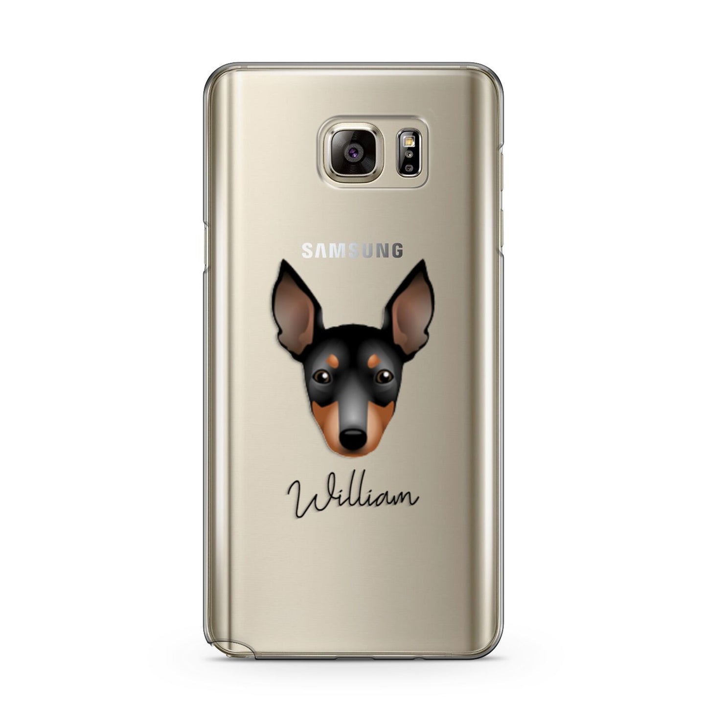 English Toy Terrier Personalised Samsung Galaxy Note 5 Case