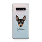 English Toy Terrier Personalised Samsung Galaxy S10 Plus Case
