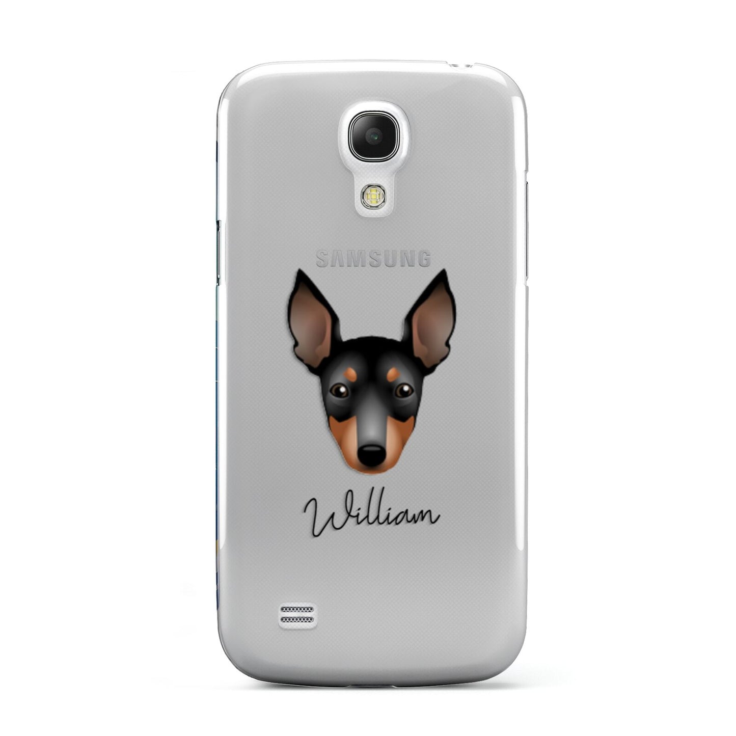 English Toy Terrier Personalised Samsung Galaxy S4 Mini Case