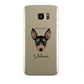 English Toy Terrier Personalised Samsung Galaxy S7 Edge Case
