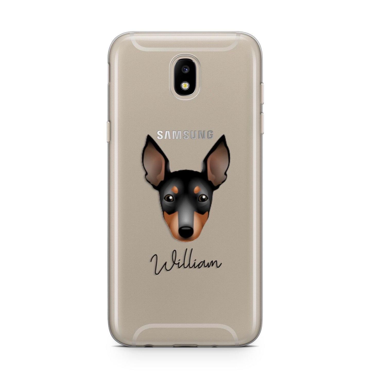 English Toy Terrier Personalised Samsung J5 2017 Case